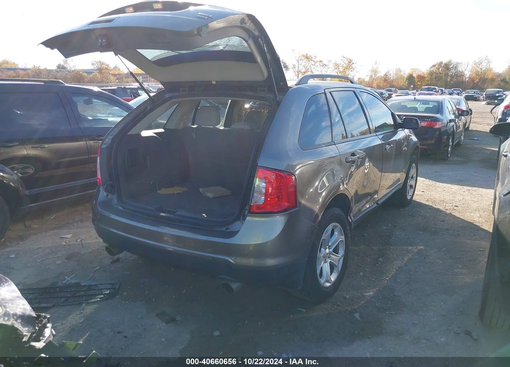 2014 FORD EDGE SEL VIN: 2FMDK4JC5EBA79422