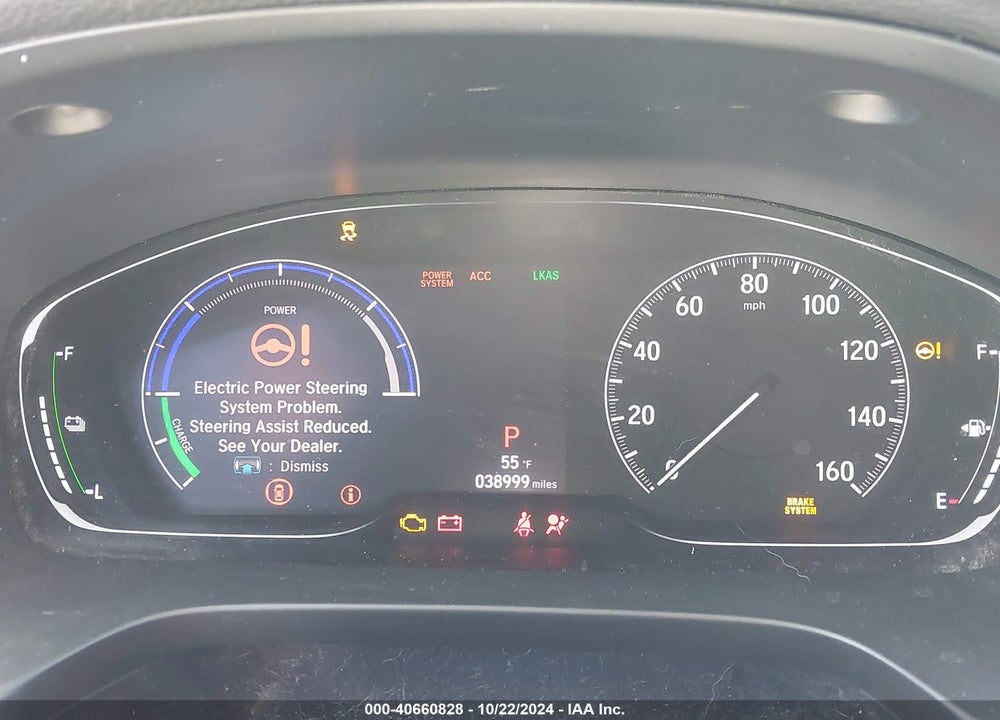 2019 HONDA INSIGHT TOURING VIN: 19XZE4F92KE033582