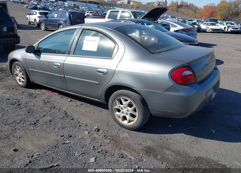 2005 DODGE NEON SXT VIN: 1B3ES56C45D127933
