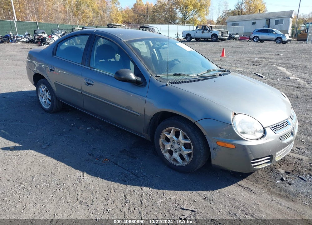 2005 DODGE NEON SXT VIN: 1B3ES56C45D127933