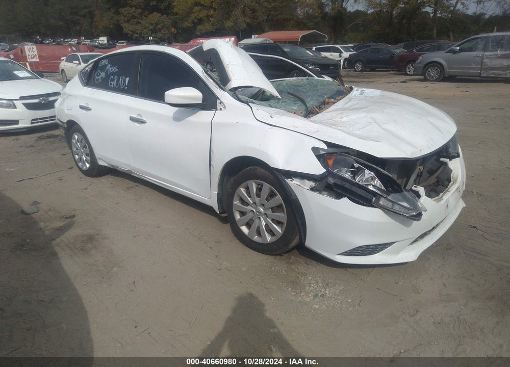 2016 NISSAN SENTRA S VIN: 3N1AB7AP0GY286664