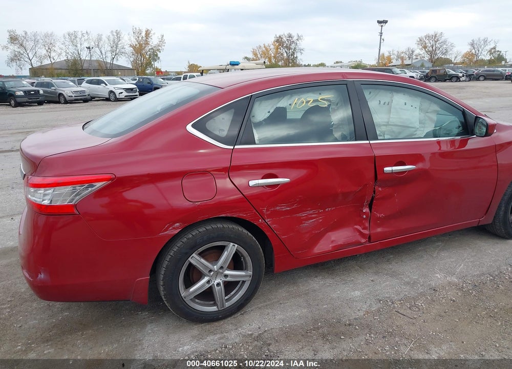 2014 NISSAN SENTRA S VIN: 3N1AB7AP0EL691854