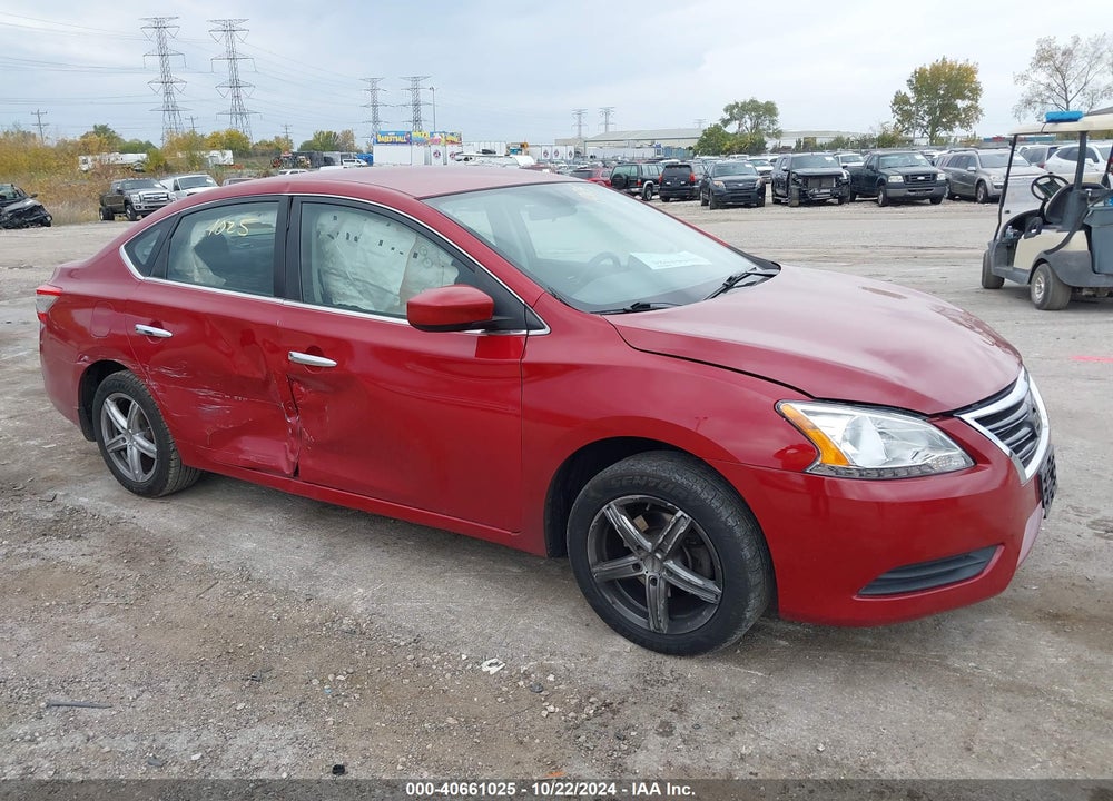 2014 NISSAN SENTRA S VIN: 3N1AB7AP0EL691854