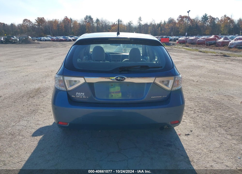 2009 SUBARU IMPREZA 2.5I VIN: JF1GH61699G815014