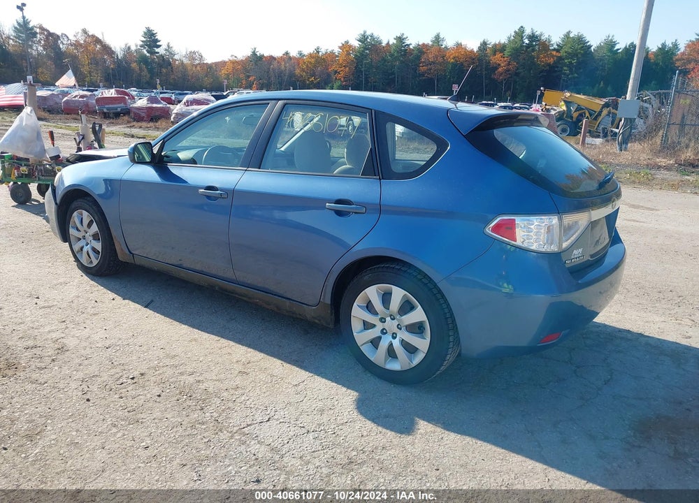 2009 SUBARU IMPREZA 2.5I VIN: JF1GH61699G815014