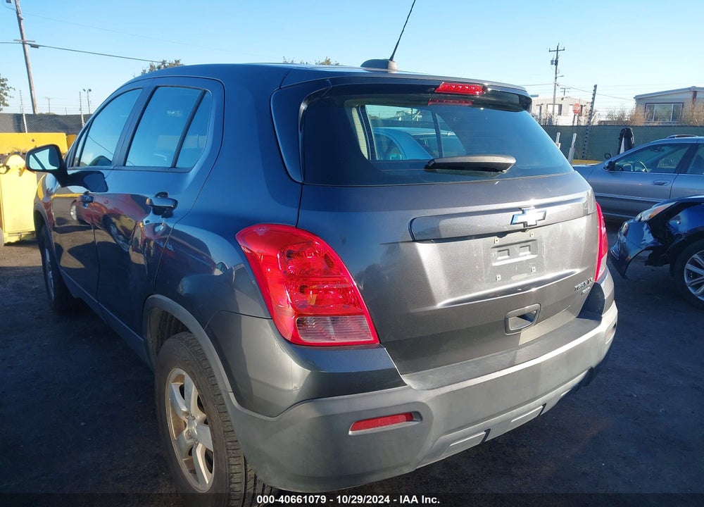 2016 CHEVROLET TRAX 1LS VIN: 3GNCJNSB2GL120375
