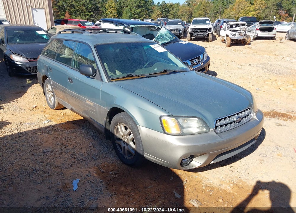 2003 SUBARU OUTBACK VIN: 4S3BH675837620435