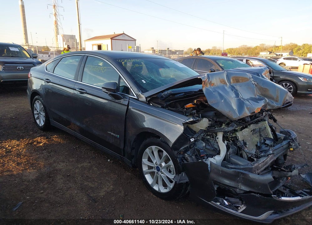 2019 FORD FUSION HYBRID SEL VIN: 3FA6P0MU2KR196745