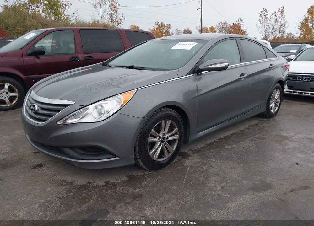 2014 HYUNDAI SONATA GLS VIN: 5NPEB4ACXEH933334