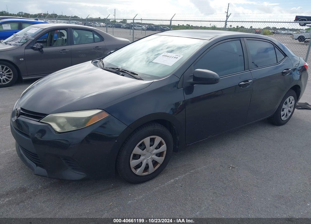 2014 TOYOTA COROLLA L VIN: 5YFBURHE7EP107304