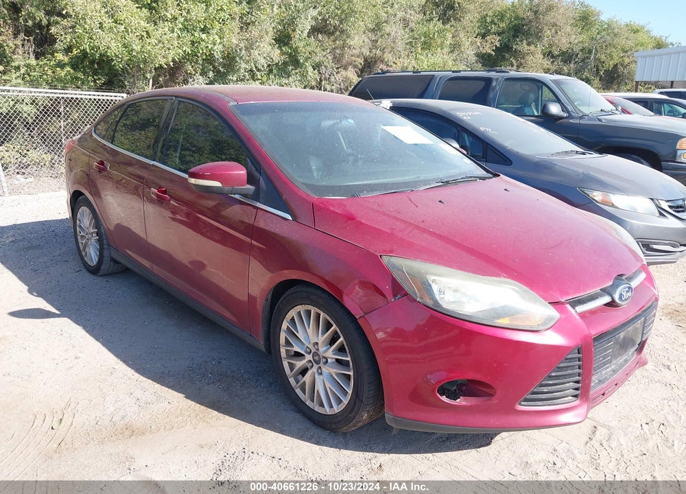 2013 FORD FOCUS TITANIUM VIN: 1FADP3J28DL209981