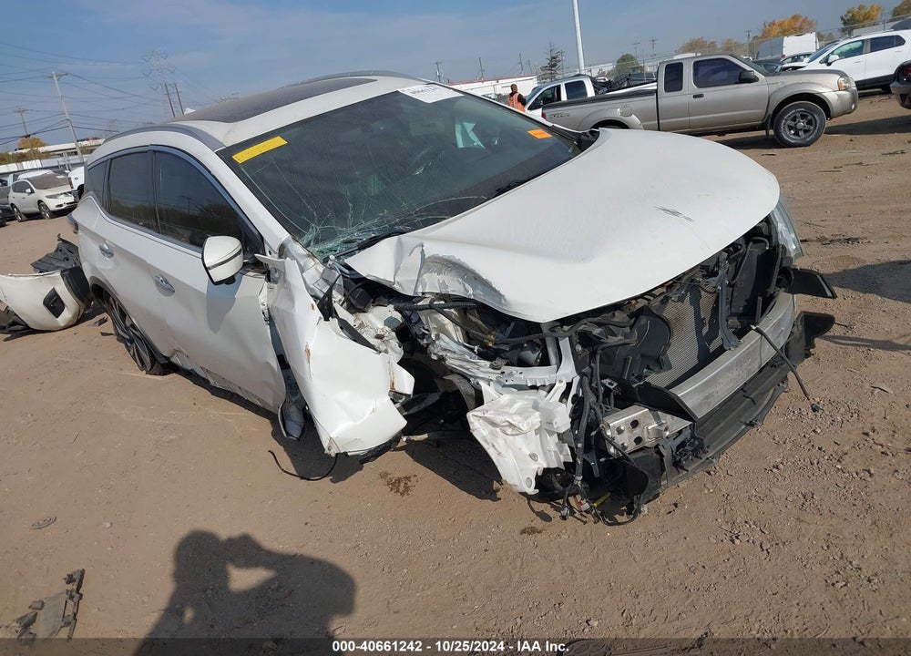 2016 NISSAN MURANO PLATINUM VIN: 5N1AZ2MH2GN104438