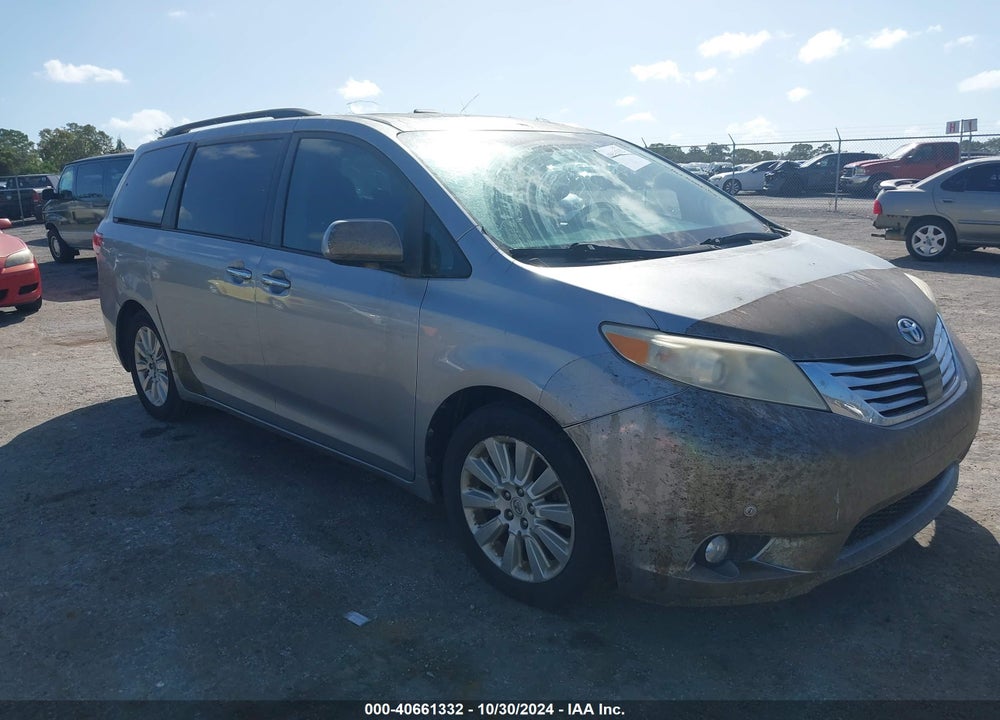 2011 TOYOTA SIENNA XLE LIMITED VIN: 5TDYK3DC8BS016014