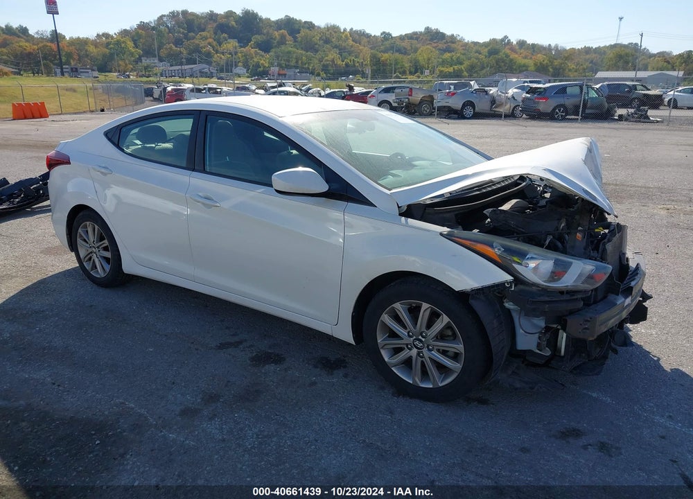 2014 HYUNDAI ELANTRA SE VIN: 5NPDH4AE6EH515333