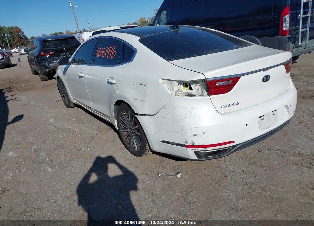 2017 KIA CADENZA PREMIUM VIN: KNALC4J15H5093760