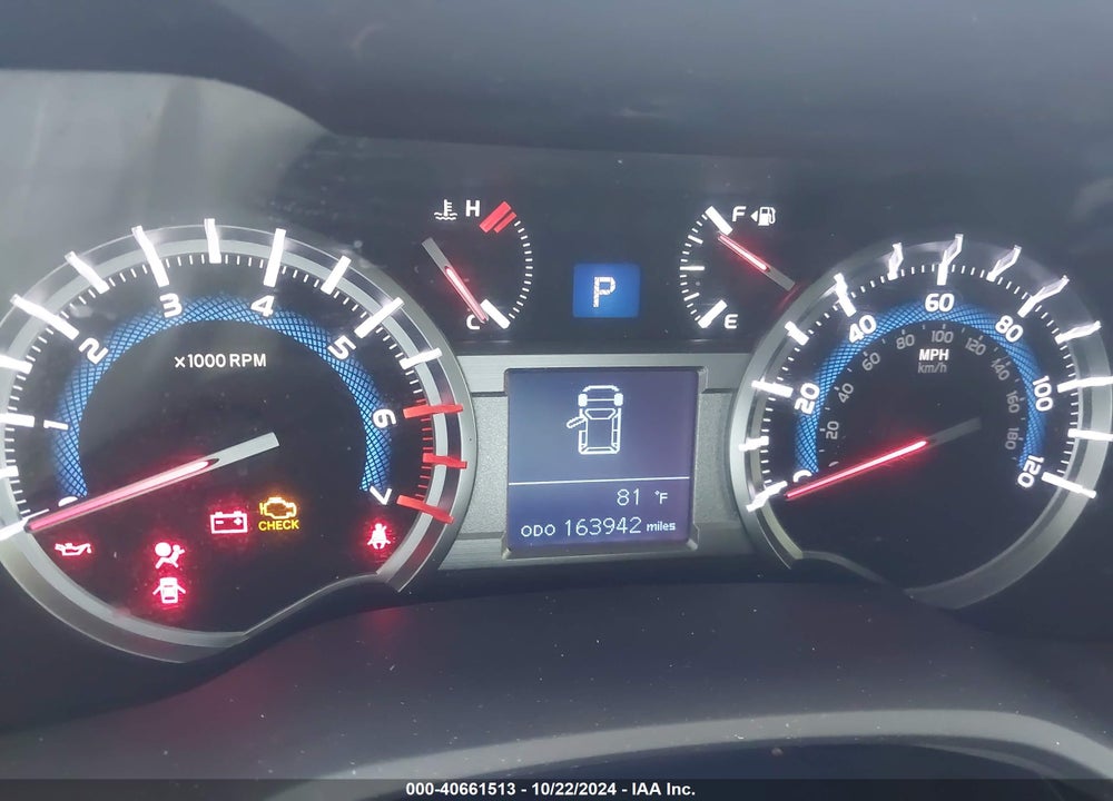 2016 TOYOTA 4RUNNER LIMITED/SR5/SR5 PREMIUM/TRAIL/TRAIL PREMIUM/TRD PRO VIN: JTEBU5JR3G5339187