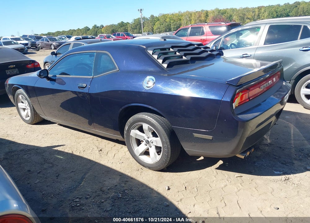 2012 DODGE CHALLENGER VIN: 2C3CDYAG4CH204476
