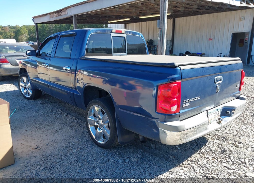 2005 DODGE DAKOTA SLT VIN: 1D7HE48N35S205583