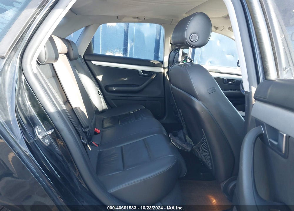2008 AUDI A4 2.0T VIN: WAUAF78E48A050771