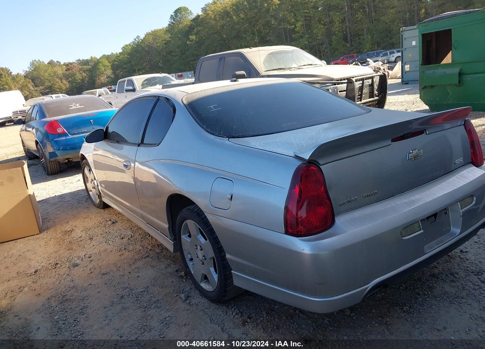 2006 CHEVROLET MONTE CARLO SS VIN: 2G1WL15C869252144