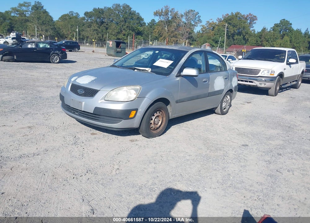 2006 KIA RIO LX VIN: KNADE123266134799