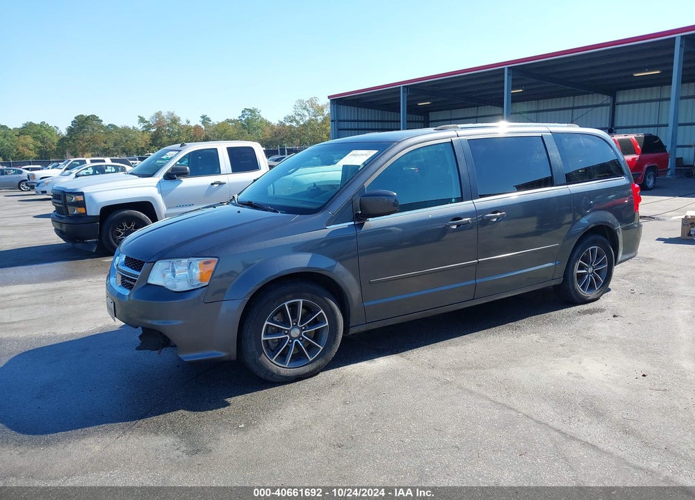2017 DODGE GRAND CARAVAN SXT VIN: 2C4RDGCG5HR800033