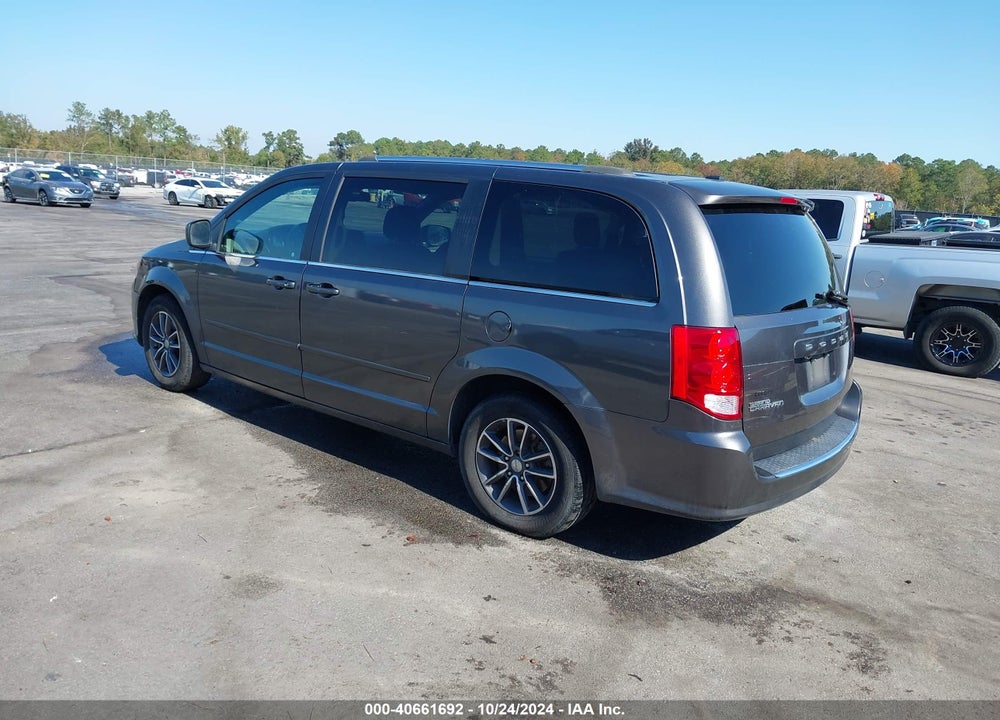 2017 DODGE GRAND CARAVAN SXT VIN: 2C4RDGCG5HR800033