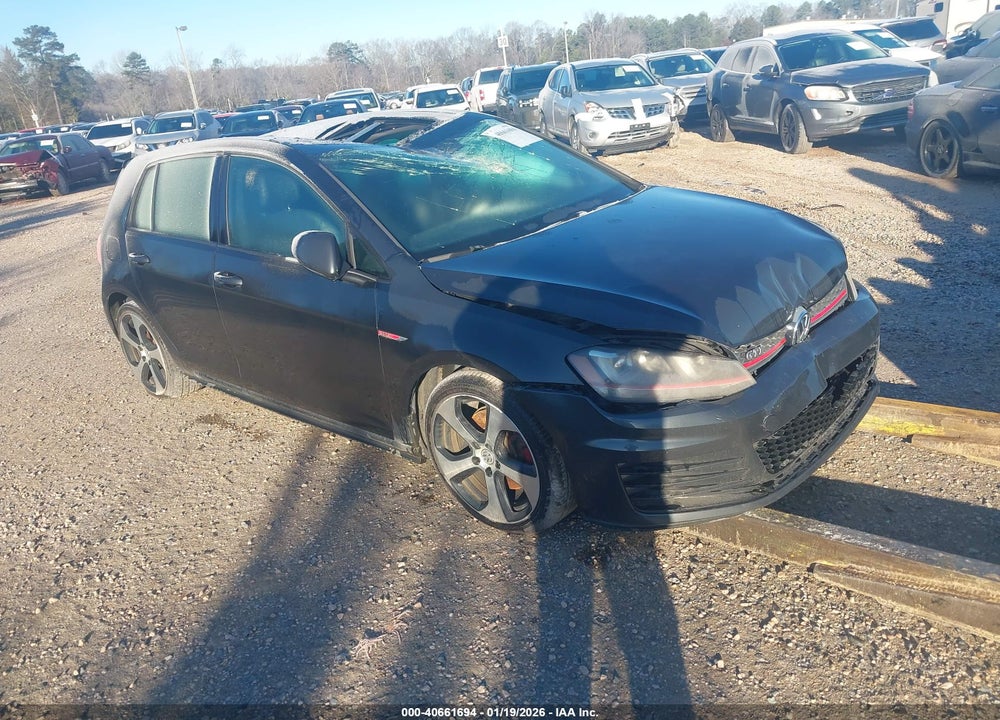 2015 VOLKSWAGEN GOLF GTI 2.0T SE 4-DOOR VIN: 3VW4T7AU4FM006101