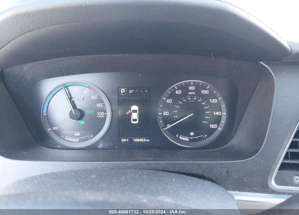 2016 HYUNDAI SONATA HYBRID SE VIN: KMHE24L15GA015427