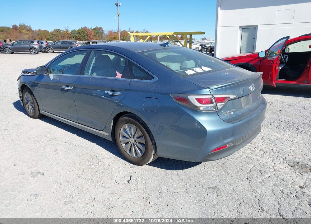 2016 HYUNDAI SONATA HYBRID SE VIN: KMHE24L15GA015427