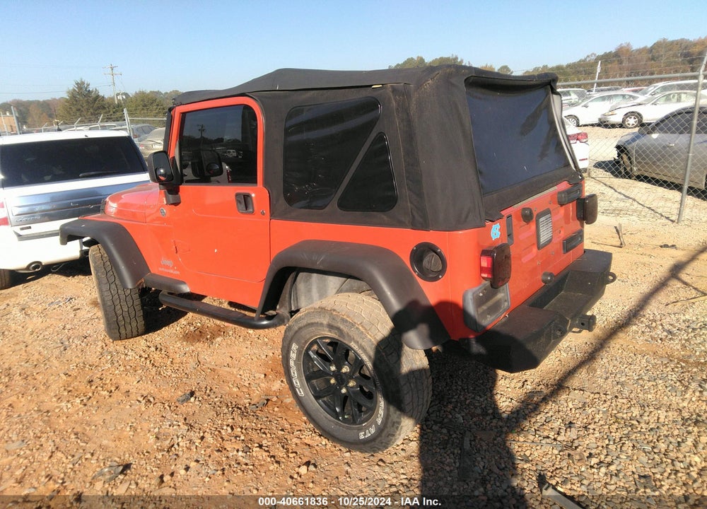 2006 JEEP WRANGLER X VIN: 1J4FA39S66P774423