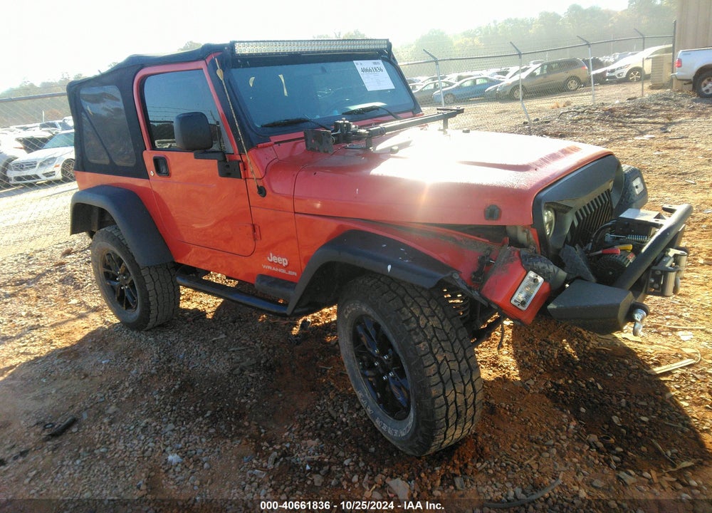 2006 JEEP WRANGLER X VIN: 1J4FA39S66P774423