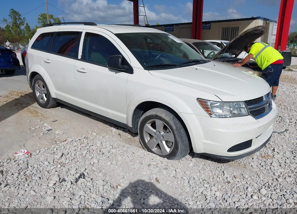 2013 DODGE JOURNEY SE VIN: 3C4PDCABXDT687646