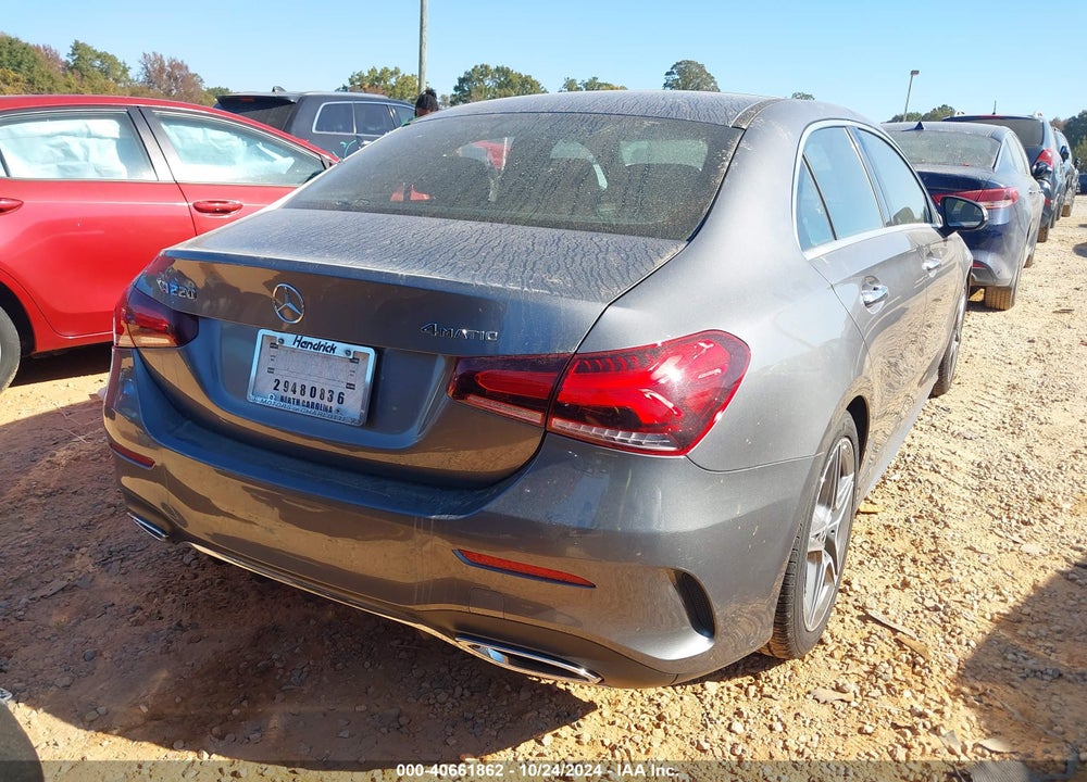 2020 MERCEDES-BENZ A 220 4MATIC VIN: W1K3G4FB0LW046489