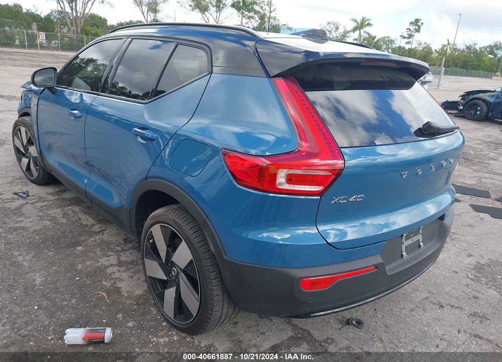 2023 VOLVO XC40 RECHARGE PURE ELECTRIC TWIN ULTIMATE VIN: YV4ED3UM9P2001328