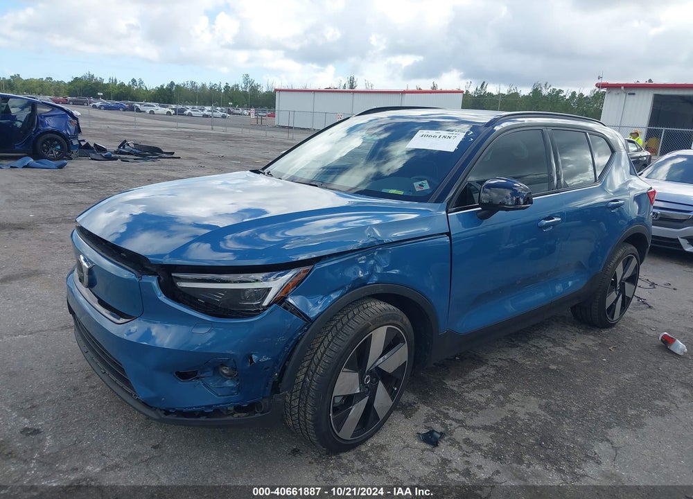 2023 VOLVO XC40 RECHARGE PURE ELECTRIC TWIN ULTIMATE VIN: YV4ED3UM9P2001328