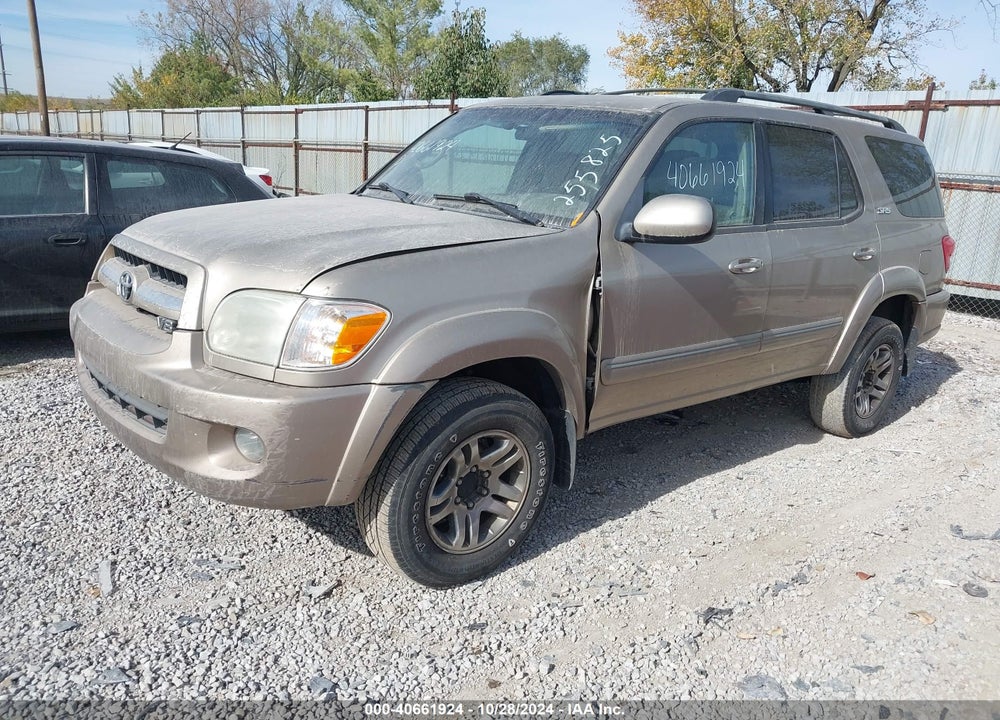 2005 TOYOTA SEQUOIA SR5 V8 VIN: 5TDBT44A75S255825
