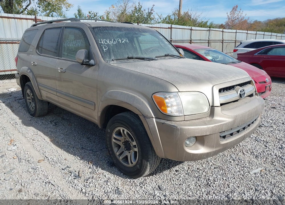 2005 TOYOTA SEQUOIA SR5 V8 VIN: 5TDBT44A75S255825