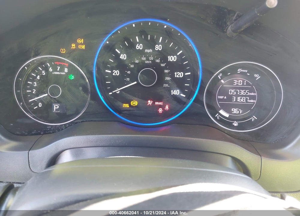 2021 HONDA HR-V 2WD SPORT VIN: 3CZRU5H14MM731369