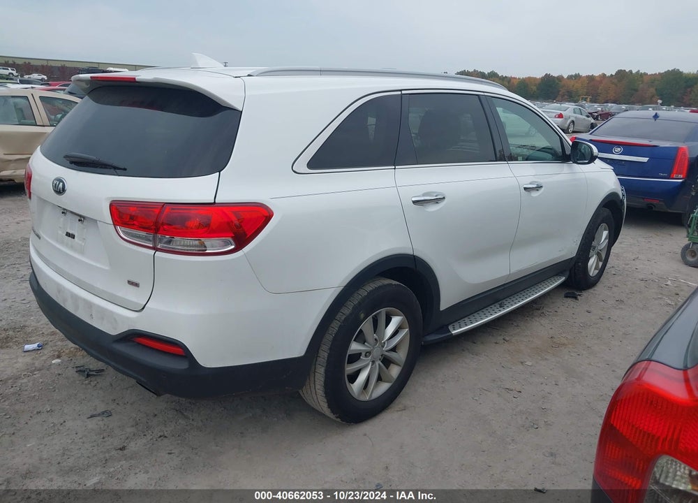 2017 KIA SORENTO 2.4L LX VIN: 5XYPG4A31HG259306