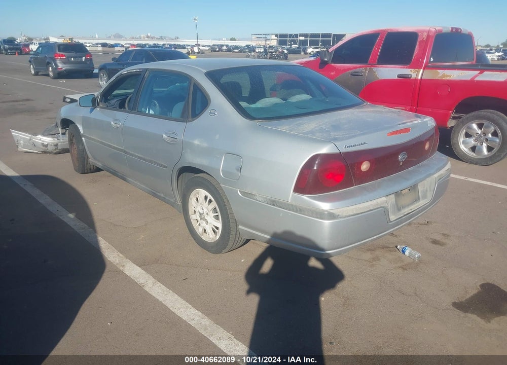 2003 CHEVROLET IMPALA VIN: 2G1WF52E839447886