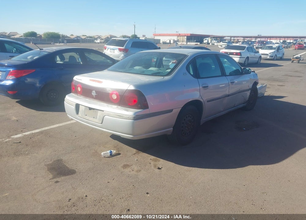 2003 CHEVROLET IMPALA VIN: 2G1WF52E839447886