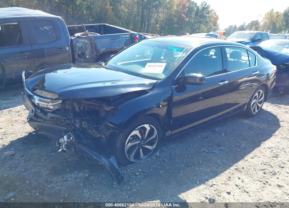 2017 HONDA ACCORD EX-L V6 VIN: 1HGCR3F8XHA031801