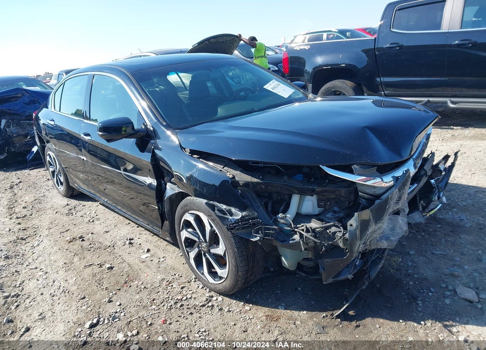 2017 HONDA ACCORD EX-L V6 VIN: 1HGCR3F8XHA031801
