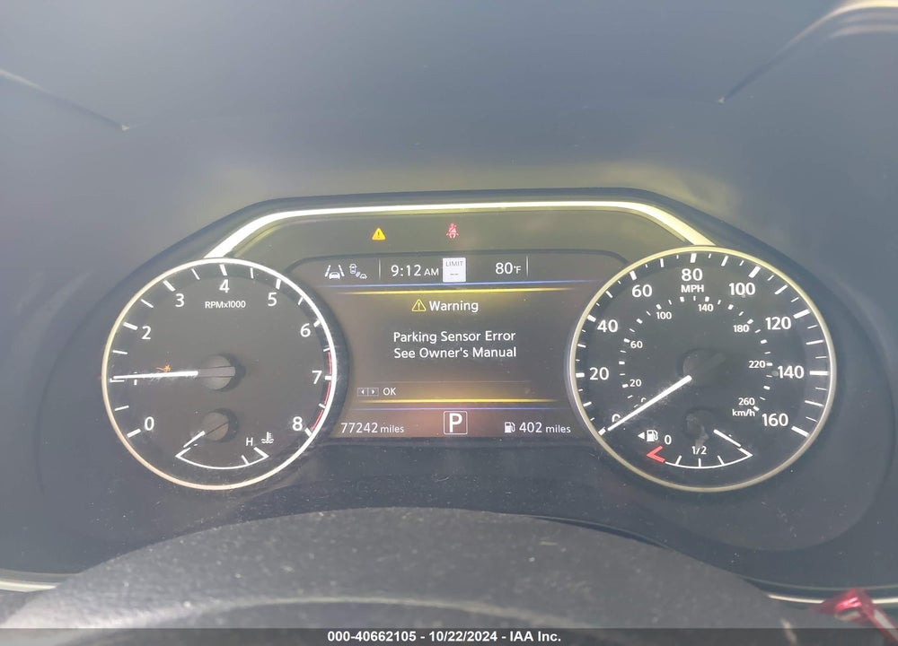 2021 NISSAN MAXIMA SV XTRONIC CVT VIN: 1N4AA6CV9MC507162