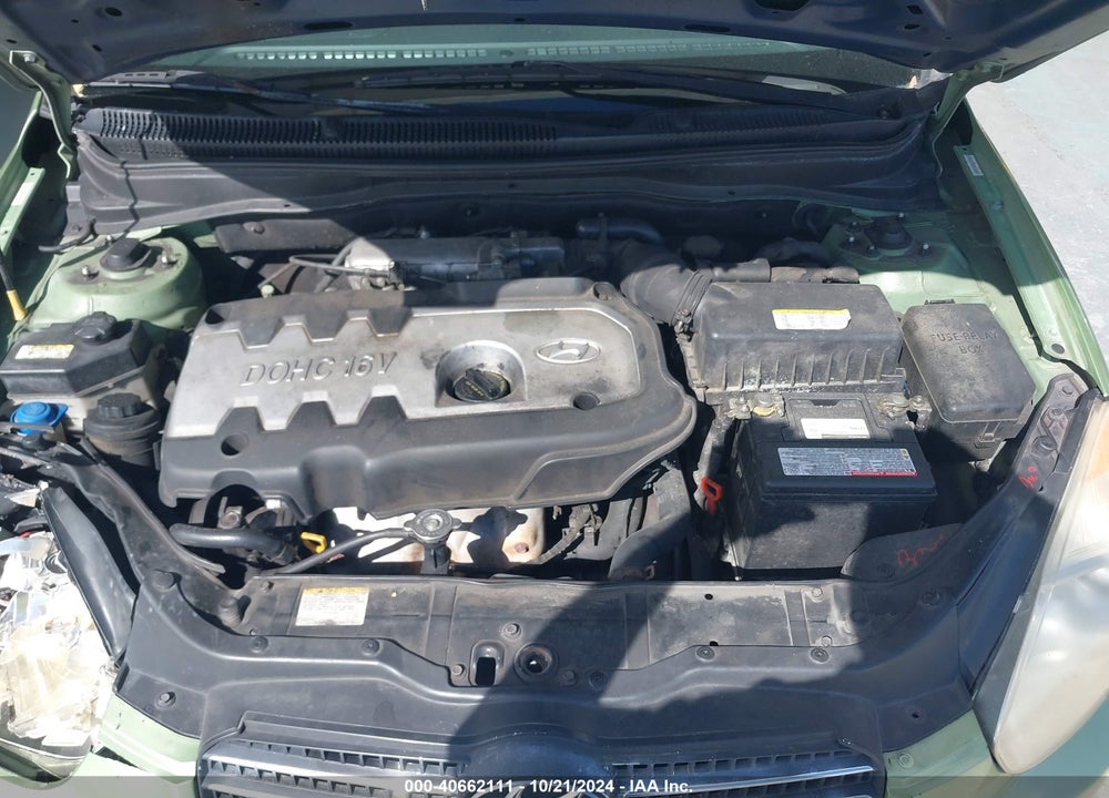 2007 HYUNDAI ACCENT GS VIN: KMHCM36C07U038685