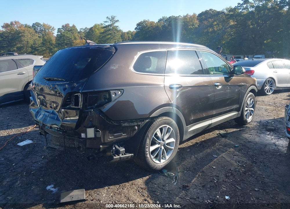 2017 HYUNDAI SANTA FE SE VIN: KM8SN4HF5HU234452