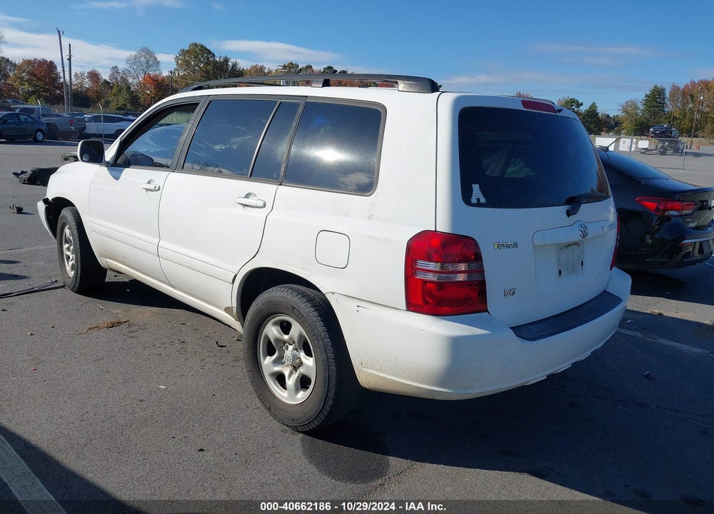 2001 TOYOTA HIGHLANDER V6 VIN: JTEGF21A710003412