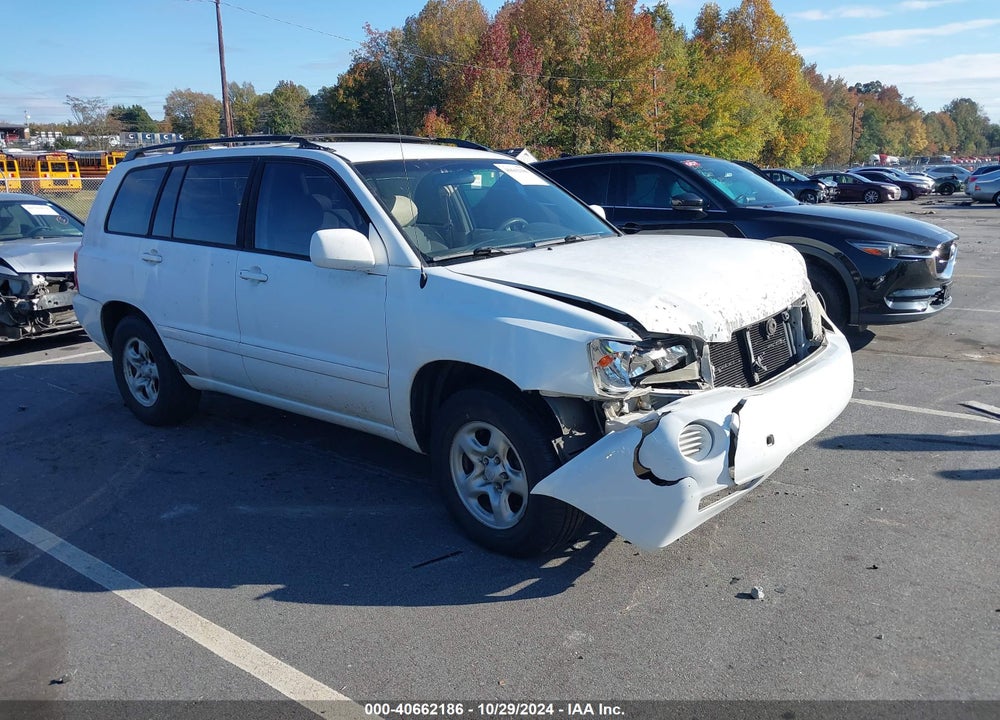 2001 TOYOTA HIGHLANDER V6 VIN: JTEGF21A710003412
