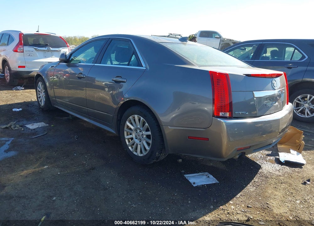2012 CADILLAC CTS STANDARD VIN: 1G6DC5E50C0127011